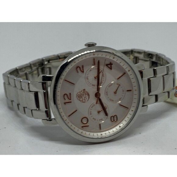 Fossil PR2107 Womens Stainless Steel Analog Silver Dial Quartz Wrist Watch GE139 - Picture 6 of 11
